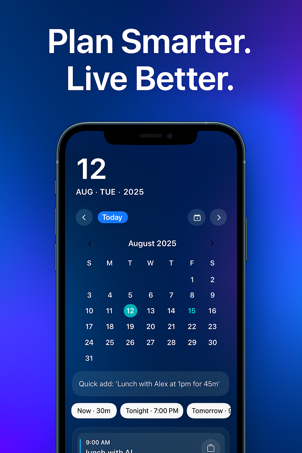 SmartCalendar main